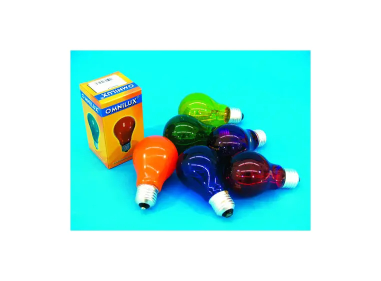 Omnilux A19 230V/25W E-27 violet 